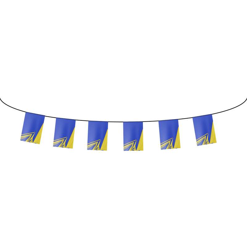 Rectangular Pennants. Single sided, PVC