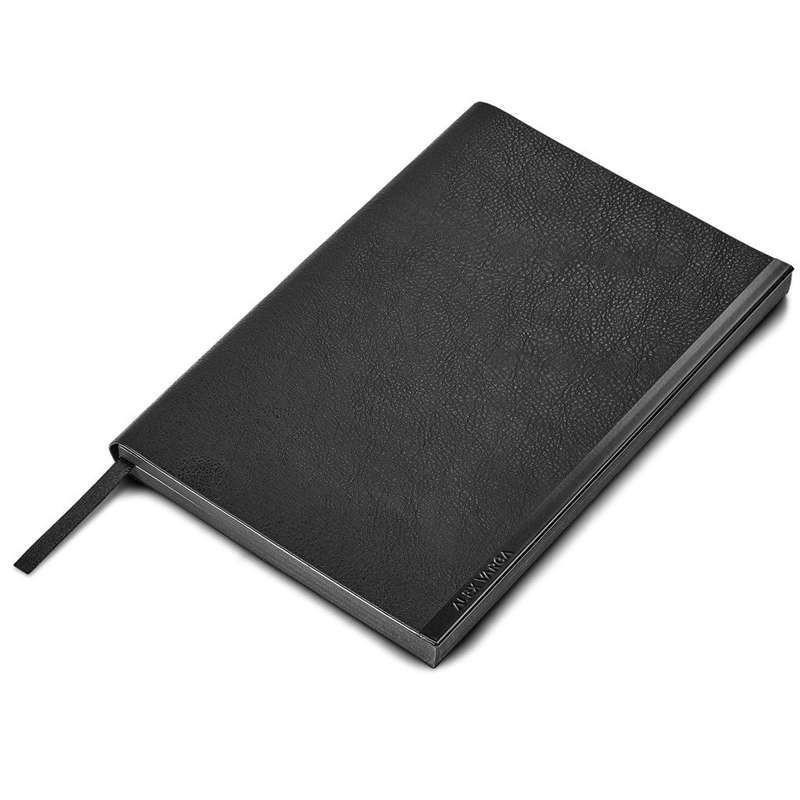 Black Soft Cover Notebook - Alex Varga Corinthia A5 Soft Cover Book