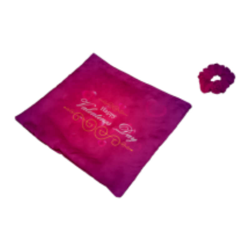 Amara Quick-Drying Multipurpose Accessory Bag & Hair Scrunchy Full Coverage Print