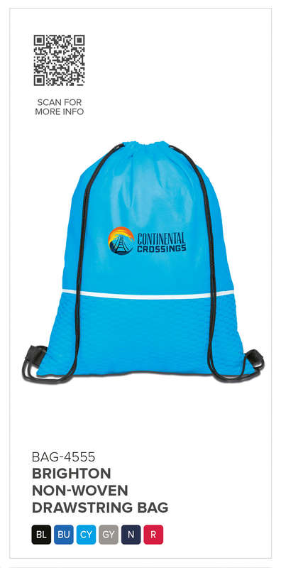 Brighton Non-Woven Drawstring Bag