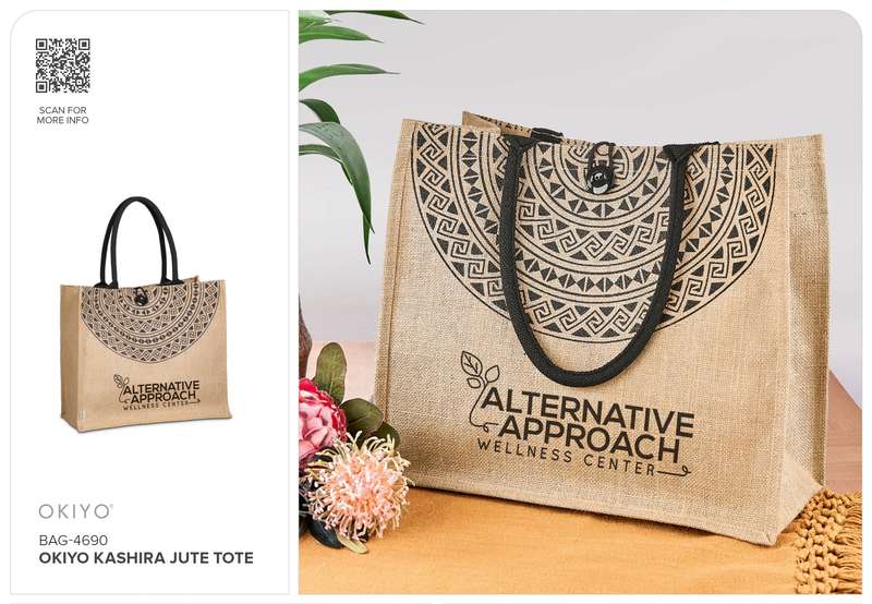 Okiyo Kashira Jute Tote