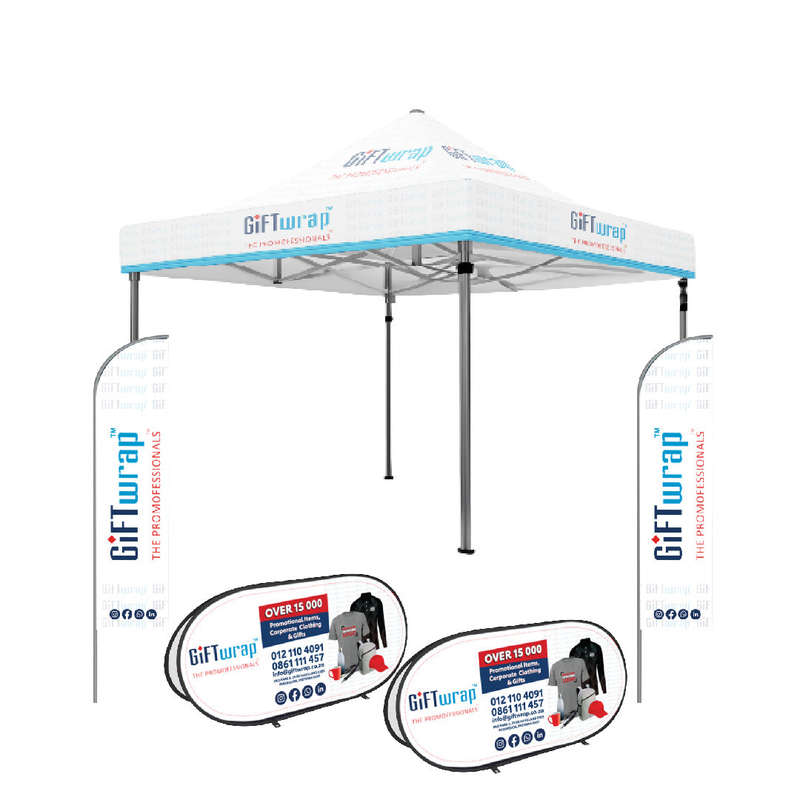 3 m Gazebo Banner Combo