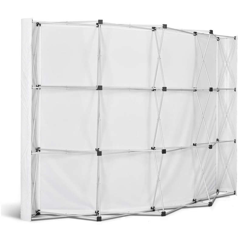Legend Curved Banner Wall with Wings 2.85m x 2.25m