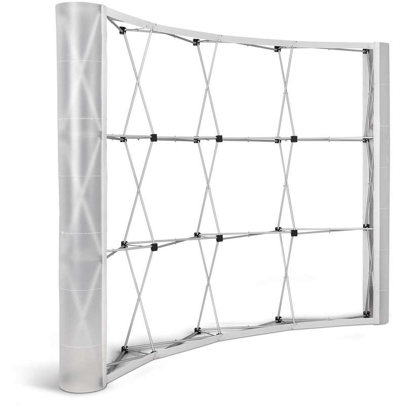 Legend Curved Banner Wall with Wings 2.85m x 2.25m
