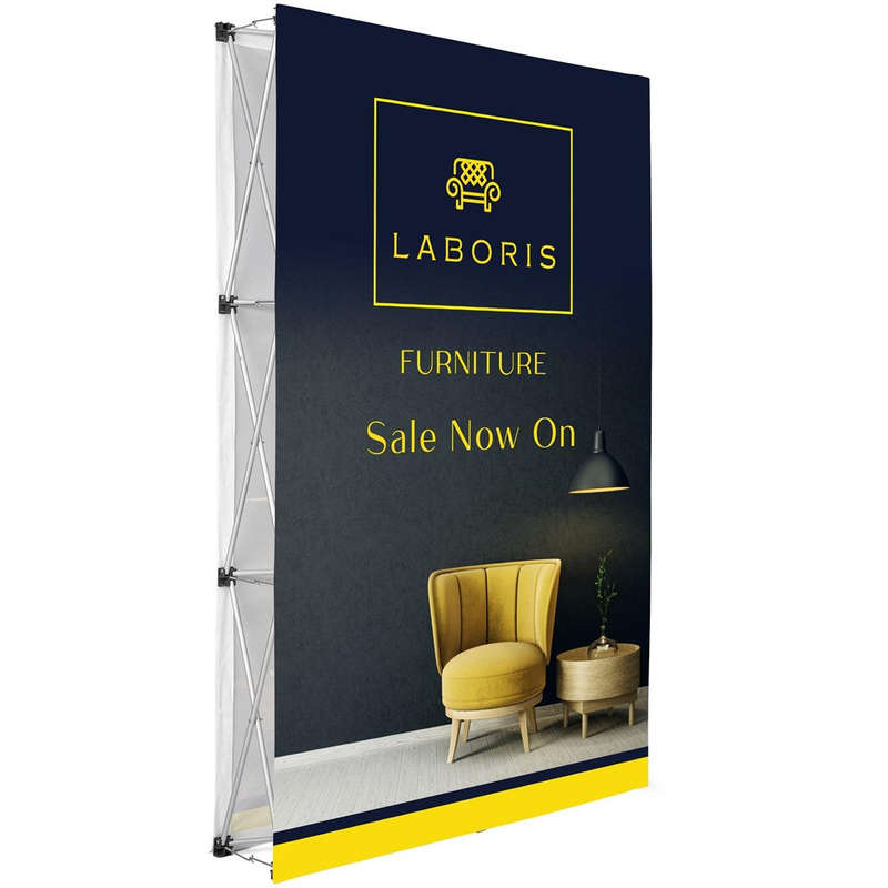 Legend Double-Sided Straight Banner Wall 1.52m x 2.25m