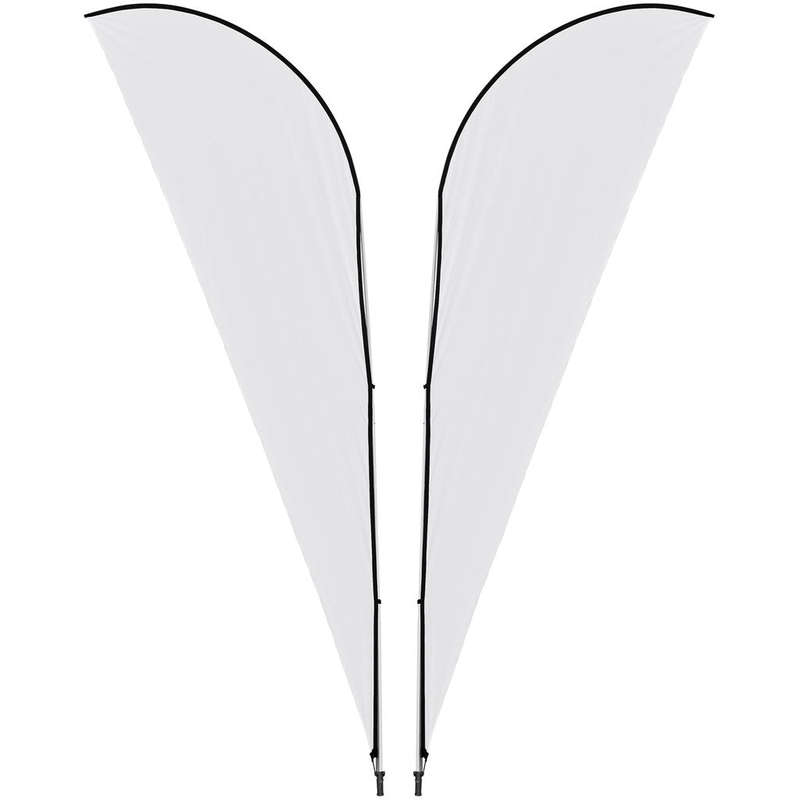 Legend 4M Sublimated Sharkfin Double-Sided Flying Banner - 1 complete unit