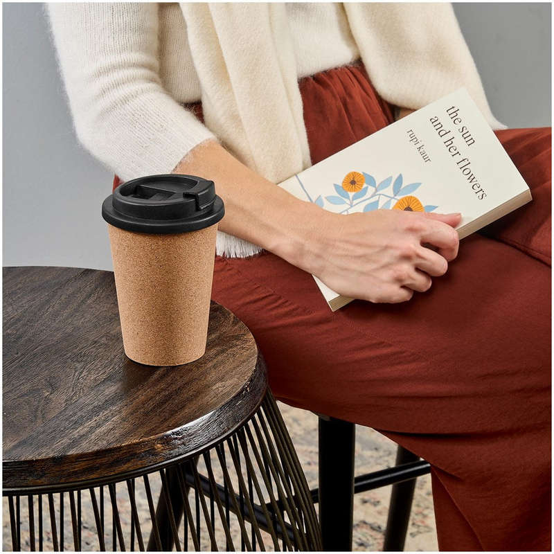 Okiyo Joki Cork & Wheat Straw Double-Wall Tumbler  350ml