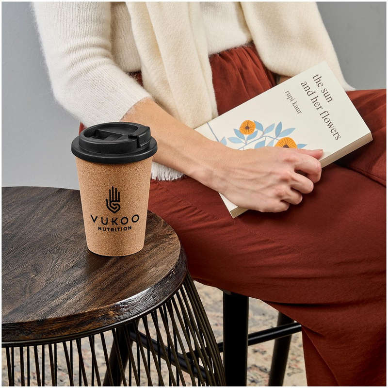 Okiyo Joki Cork & Wheat Straw Double-Wall Tumbler  350ml