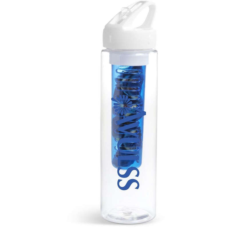 Zest Plastic Infuser Bottle - 750ml - Blue