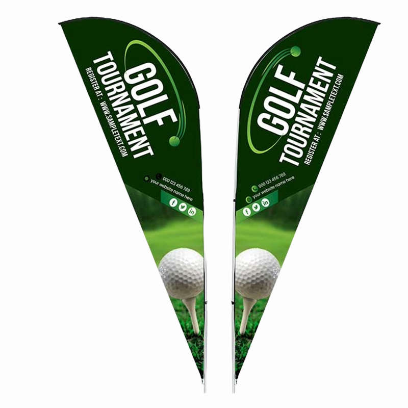 ValueFLEX Double Sided Teardrop Banner 4 x 4m