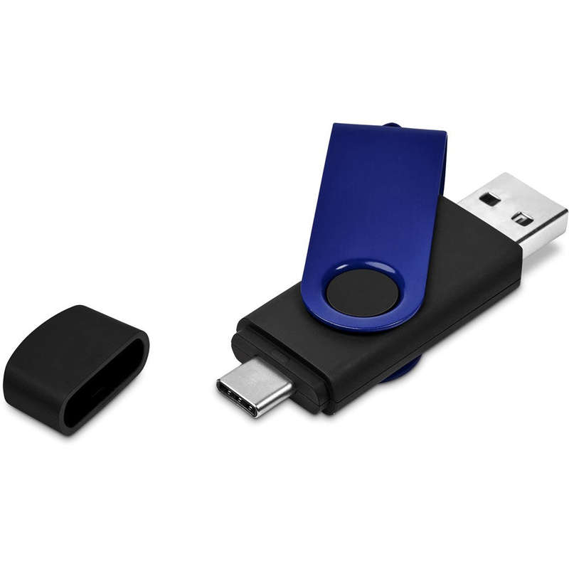 Shuffle Gyro Black Flash Drive  8GB