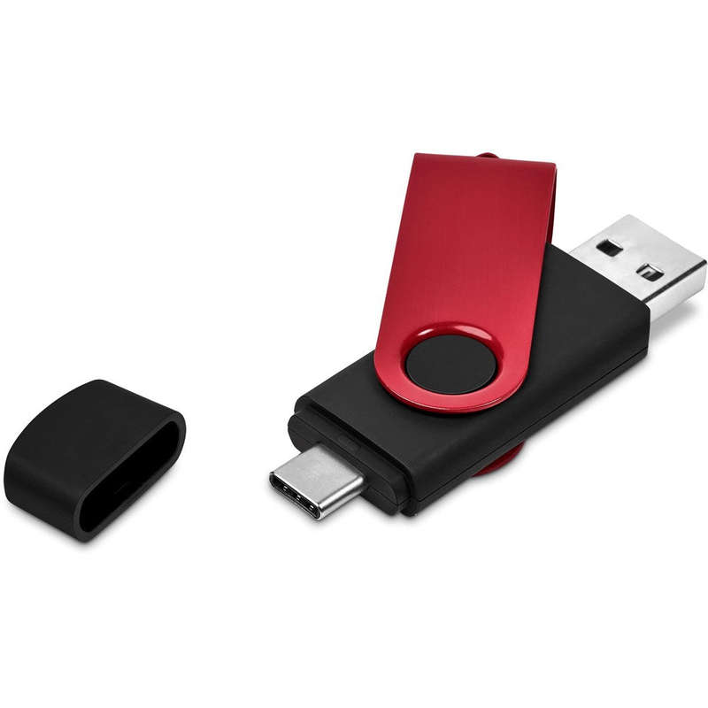 Shuffle Gyro Black Flash Drive  8GB