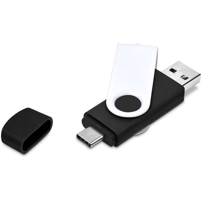 Shuffle Gyro Black Flash Drive  8GB