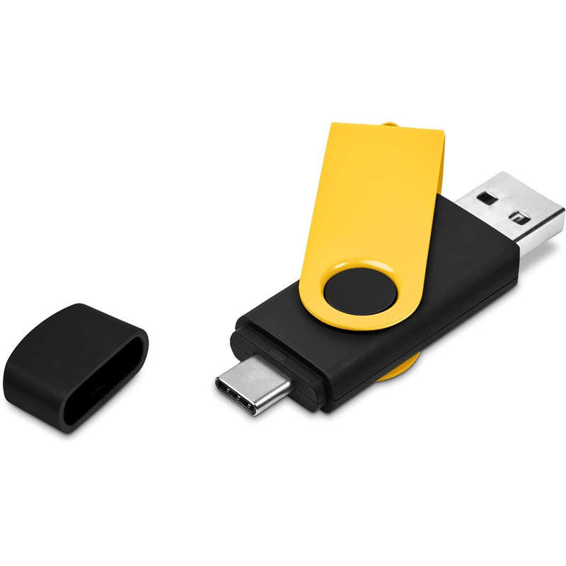 Shuffle Gyro Black Flash Drive  8GB