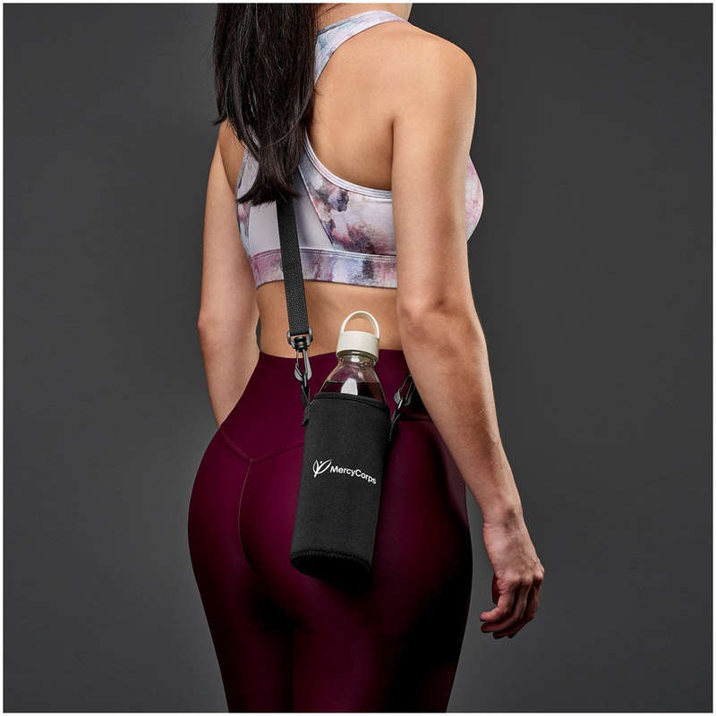 Kooshty Hands-Free Glass Water Bottle  850ml