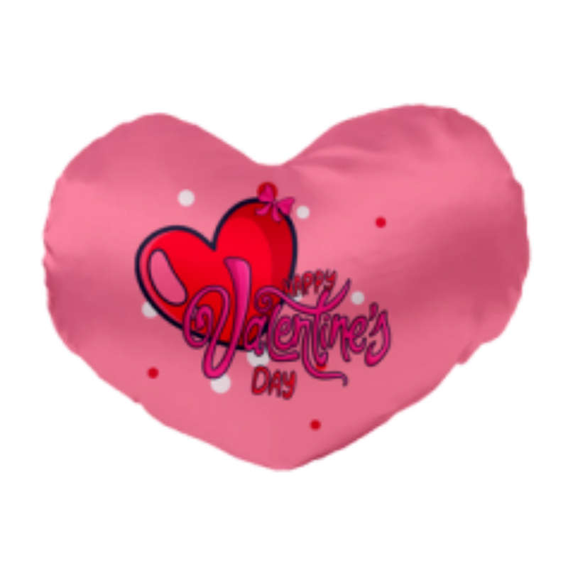 Heart Shape Scatter Cushion Satin