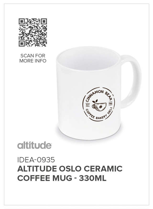 Altitude Oslo Ceramic Coffee Mug - 330ml