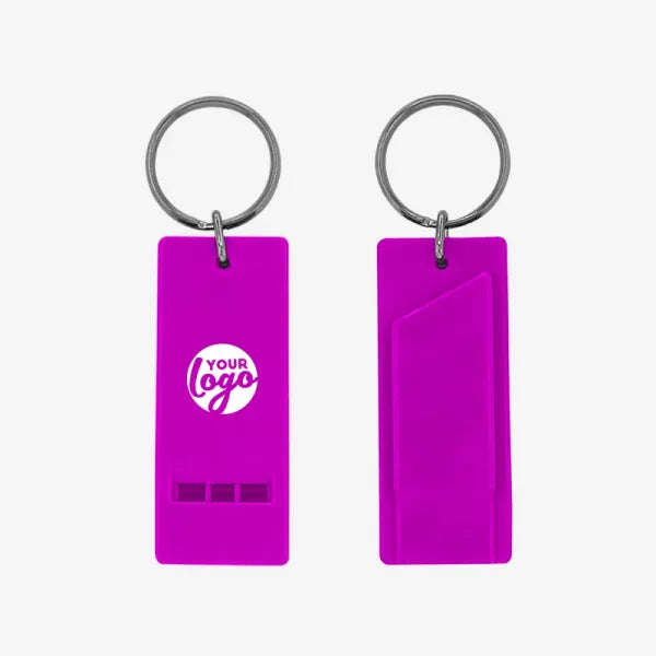 Flat Whistle Keyring