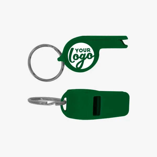 Referee Whistle Keyring with Split Ring