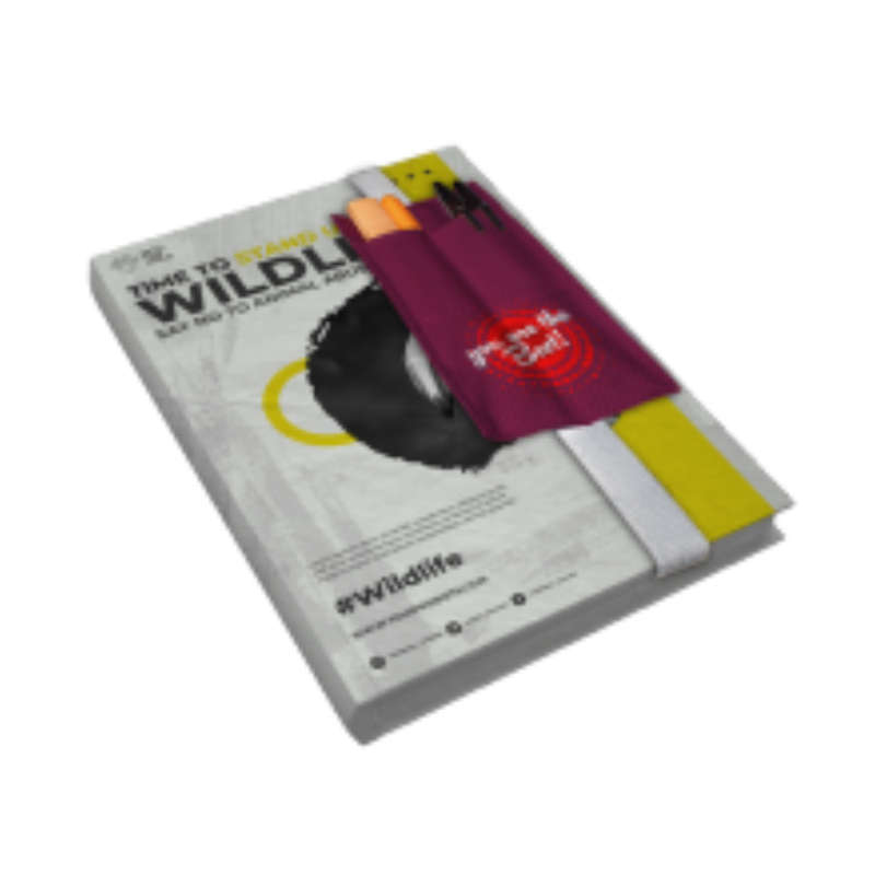 Rose Mini Elasticated Pen Sleeve Book Accessory