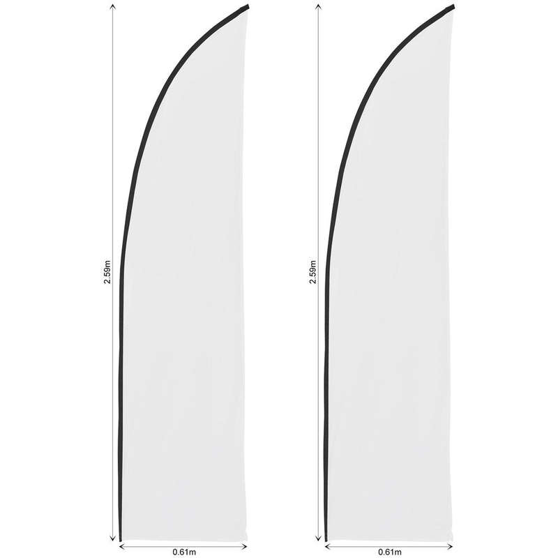Legend 2m Sublimated Arcfin Flying Banner Skin - Set Of 2 (Excludes Hardware)
