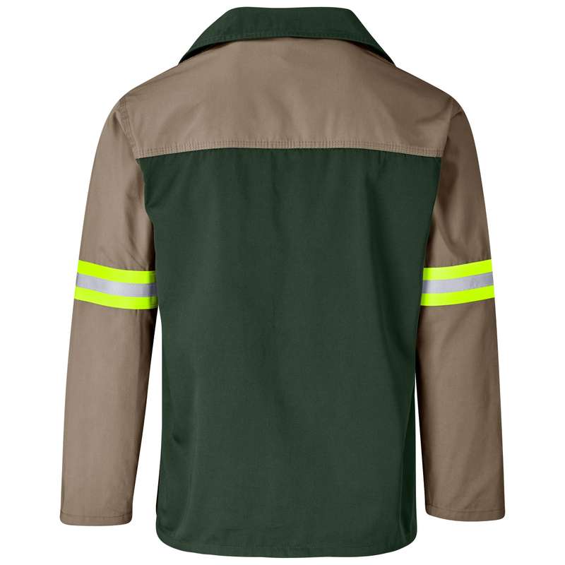 Site Premium Two-Tone Poly Cotton Jacket - Reflective Arms