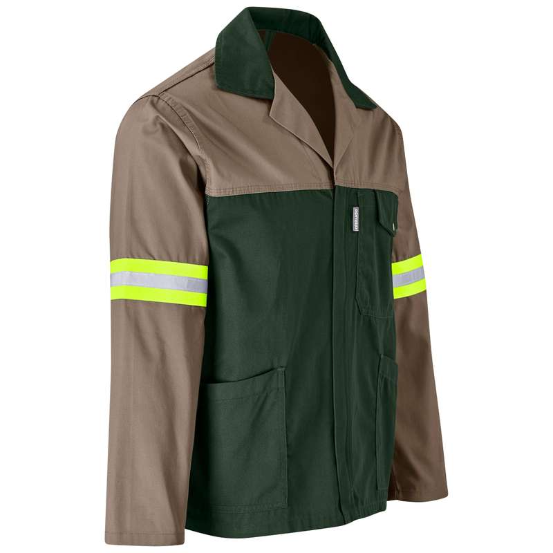 Site Premium Two-Tone Poly Cotton Jacket -Reflective Arms & Back