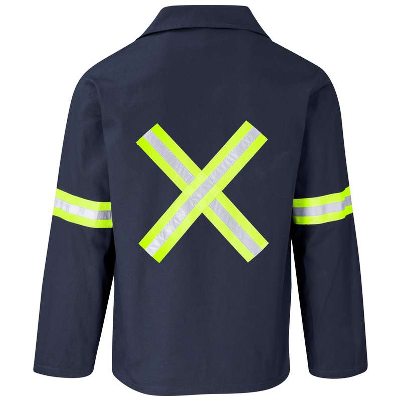Artisan Premium 100% Cotton Jacket - Reflective Arms & Back