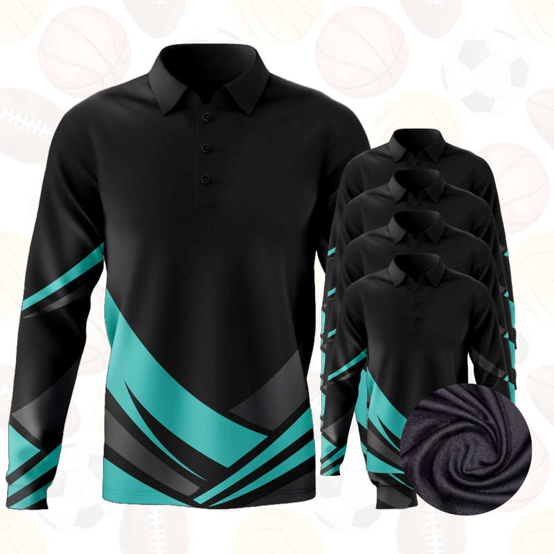 Standard Trilobal Sublimation Long Sleeve Golfer