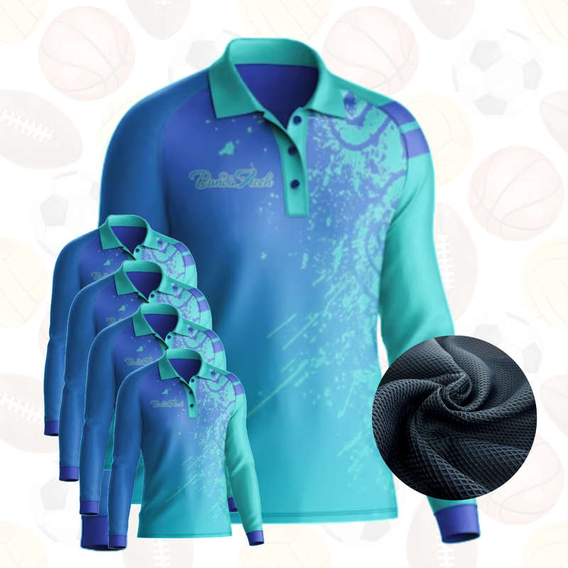 Pro Honeycomb Sublimation Long Sleeve Golfer