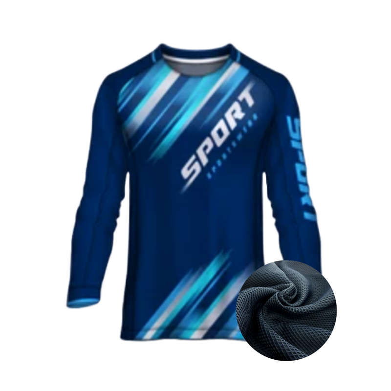Pro Honeycomb Sublimation Long Sleeve T-shirt