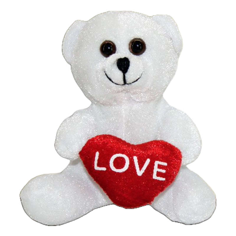 15cm Teddy with Heart