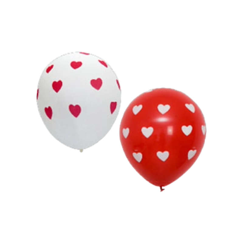 Balloon with Heart Print