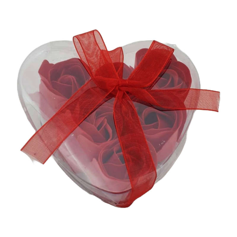 Soap Rose Bud Heart