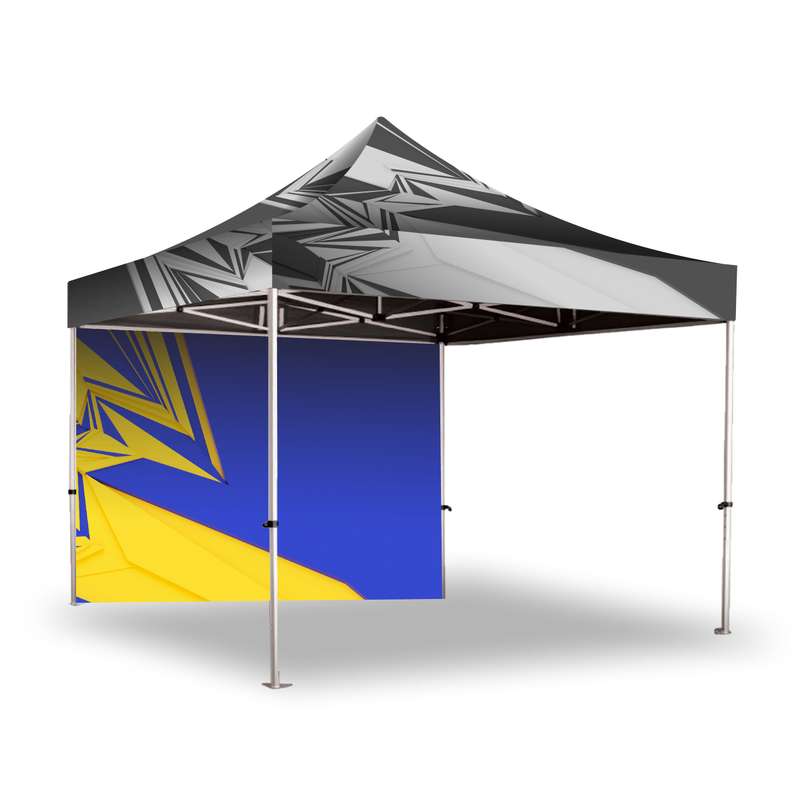 Gazebo 3m Unit, Full Wall, Dye Sub