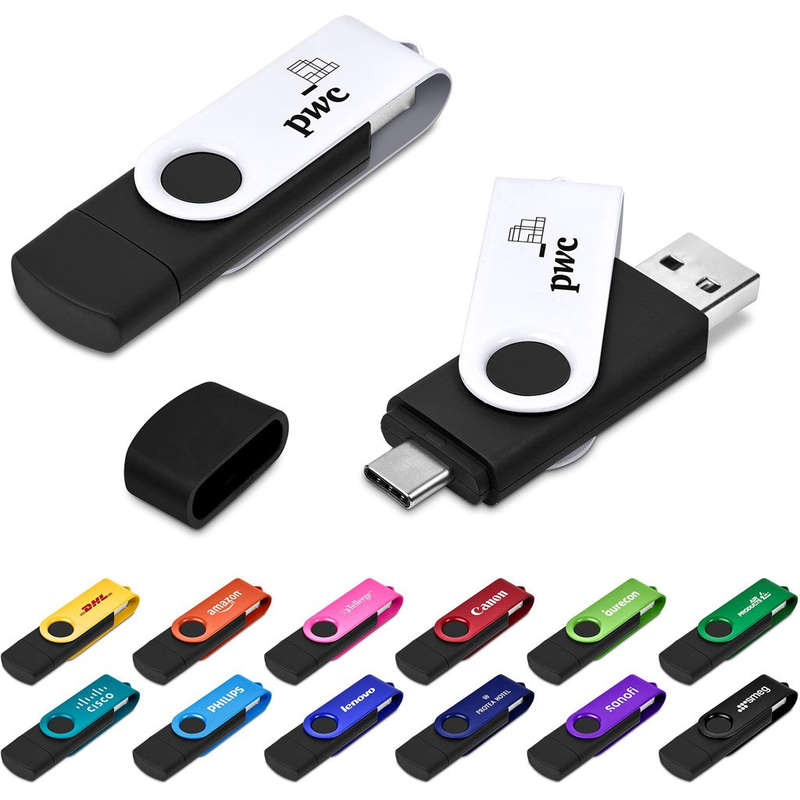 Shuffle Gyro Black Flash Drive  8GB
