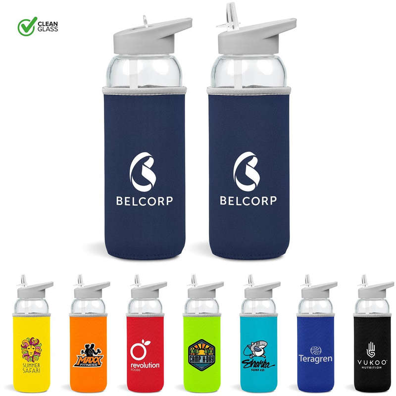 Kooshty Sipper Neo Glass Water Bottle  850ml