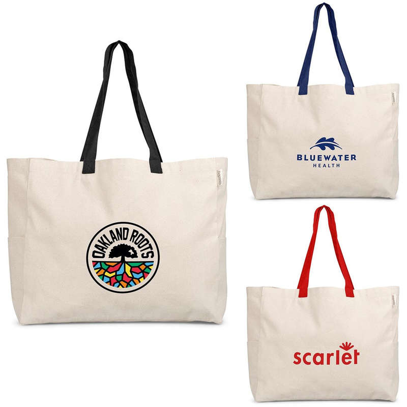 Kooshty Barbados Large Cotton Beach Bag