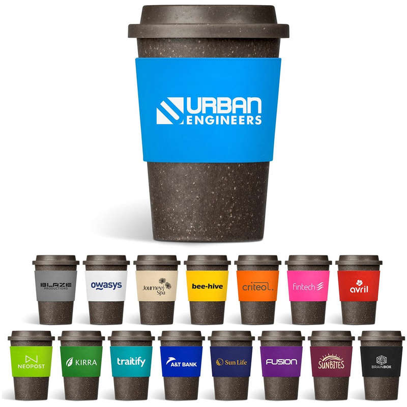 Kooshty Brown Bean Plastic Double-Wall Tumbler  400ml