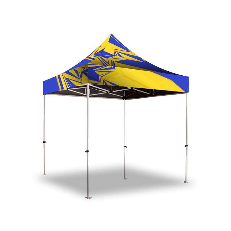 Gazebo 2 x 2m, Dye Sub, Econo Steel, Complete