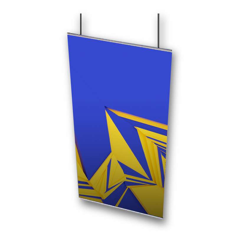 Hanging Banner 2 x 2m, Double Sided + Extrusion