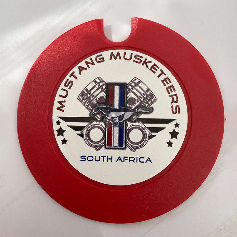 License Disc Holders - Red
