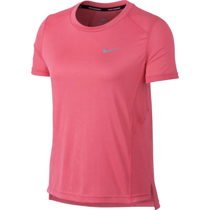 Nike Dry Miler Women's Running Top - Coral Pink - Large