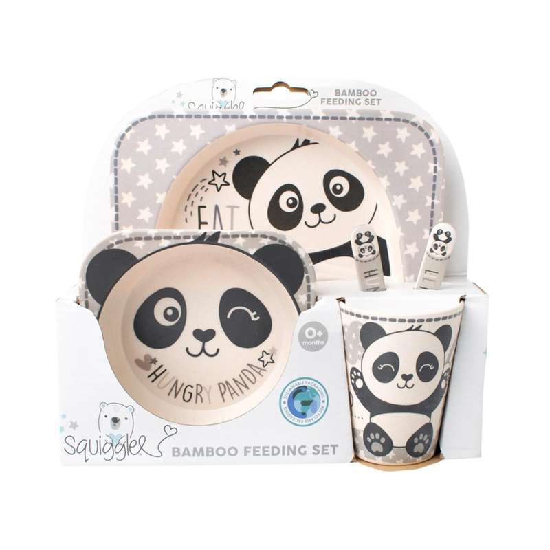Baby Panda Bamboo Feeding Set