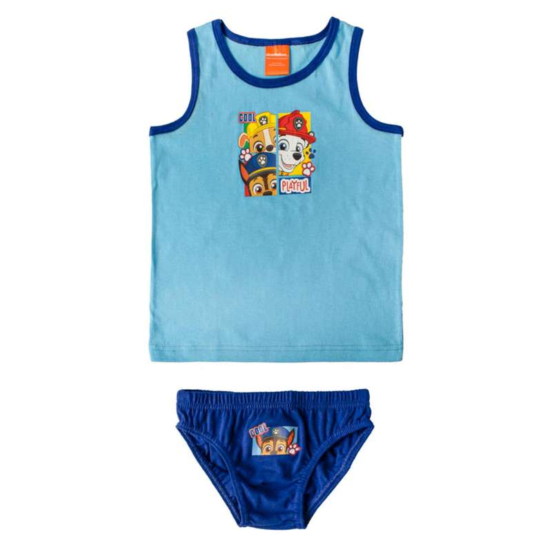 Paw Patrol Boys Vest & Undies Set - 3 - 4 Years