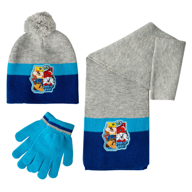 3 Piece Knitted Set Paw Patrol Boys