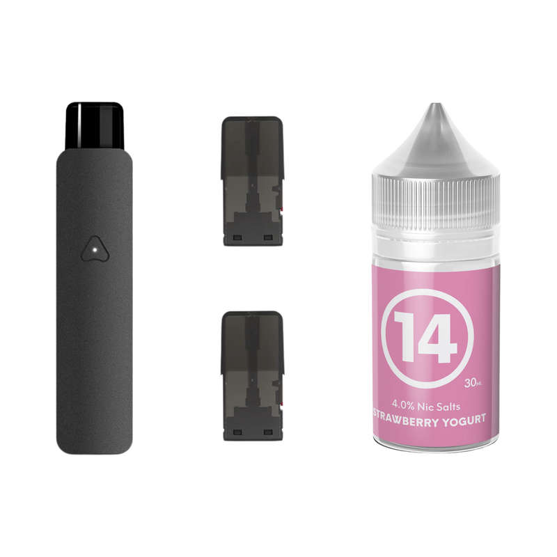 Airscream 7 Device, Refillable Pods and E-Liquid Bundle