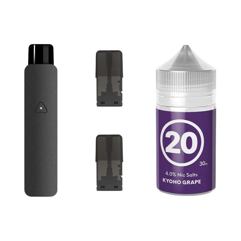Airscream 7 Device, Refillable Pods and E-Liquid Bundle
