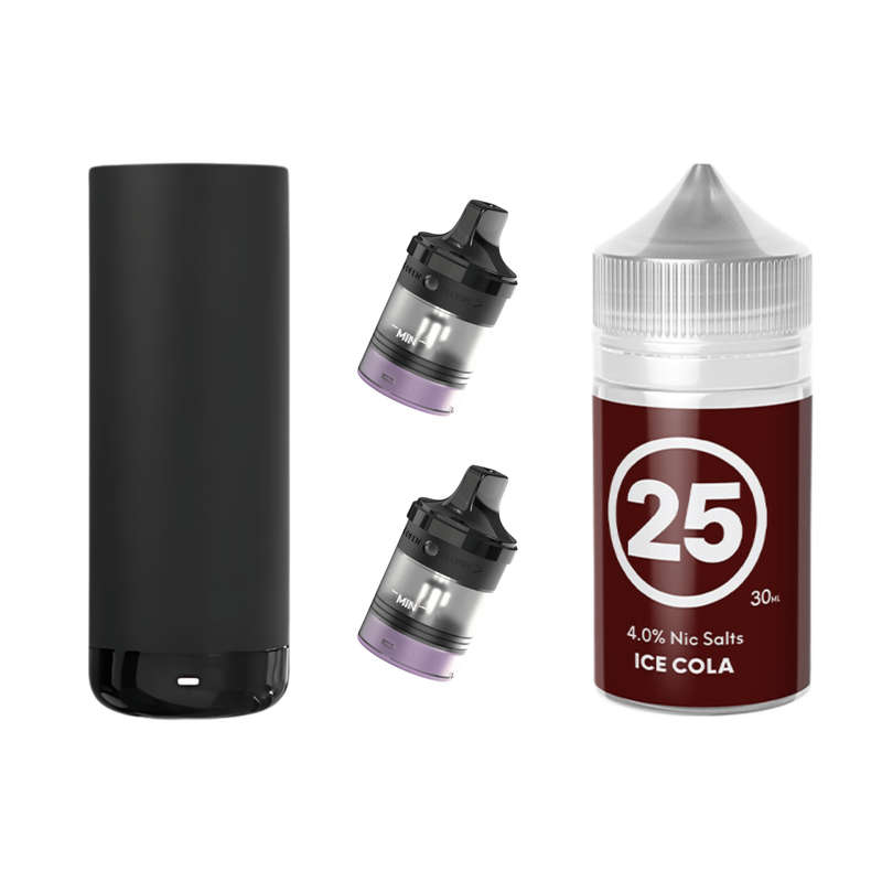 AirsPops XL Device, Refillable Pods, and E-Liquid Bundle