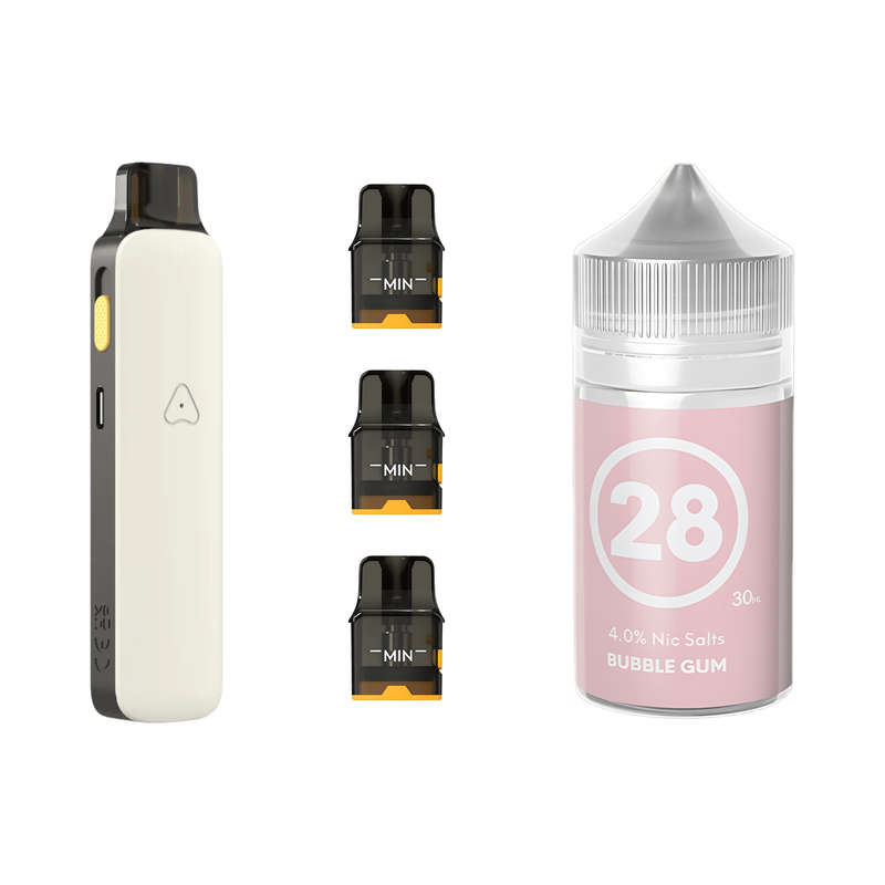 Airscream Pro II Device, Refillable Pods and E-Liquid Bundle